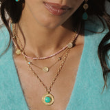 Luna Pendant Necklace-Gold