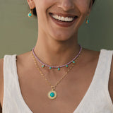 Luna Pendant Necklace- Silver