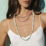 Jacaranda Bead Necklace