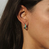 Azul Hoop Earrings- Gold