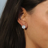 Artista Stud Earrings- Silver
