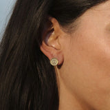 Artista Stud Earrings- Gold