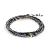 Hematite Wrap Bracelet - Necklace