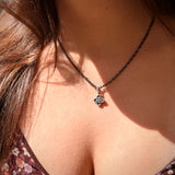 Tiny Latin 4 Point Ornate Charm
