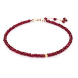 Single Wrap Ruby Bracelet