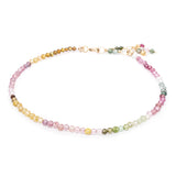 Single Wrap Watermelon Tourmaline Bracelet