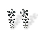 Triple Tiki Flower Earrings