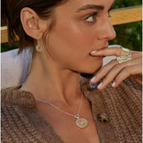 Classic Circle Drop Earrings- TWT