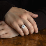 Blue Sapphire Nostalgia Ring