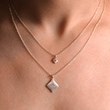 Diamond Silver Nights Charm Pendant