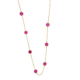 Ruby Station Necklace