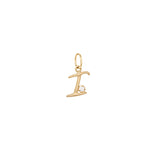Initial Letter Charm with Diamond