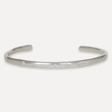 Organic Silver Cuff - Diamond