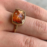 Sunstone Ring in 14k Gold