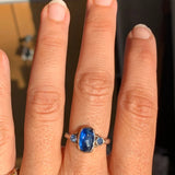 Deep Blue Kyanite ring