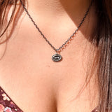 Oval Dog bone + "Amore" Charm