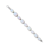 Large Square and Oval Tennis Bracelet