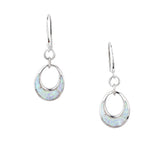 Open Rounded Oval Earrings