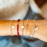 Rainbow Paillette Gem Bracelet