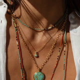 Musta Kind Beaded Necklace- 42"