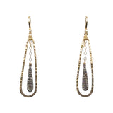 Dangle Accent Teardrop Earrings