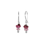 Mini Gemstone Pod Cluster Earrings