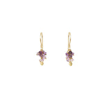 Mini Gemstone Pod Cluster Earrings