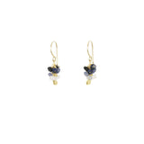 Mini Gemstone Pod Cluster Earrings
