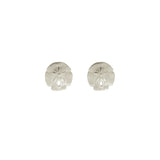 Mini Sand Dollar Studs