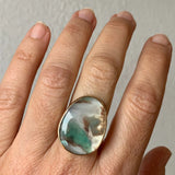 Large Aquaprase Ring