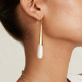 Tide Earrings White MOP