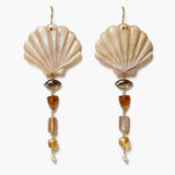 Scallop Drop Earrings