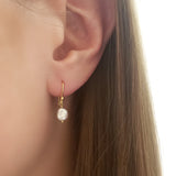 Freshwater Pearl Nugget Earrings