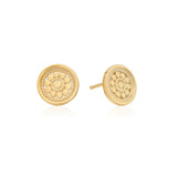 Artista Stud Earrings- Gold