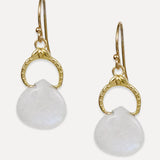 Moonstone Taza Earrings