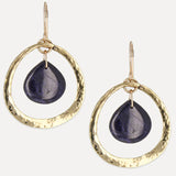 Blue Sapphire Indie Earrings