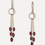 Garnet Melody Earrings