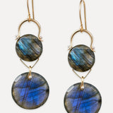 Labradorite Mosaic Earrings