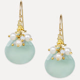 Aqua Chalcedony Odessa Earrings