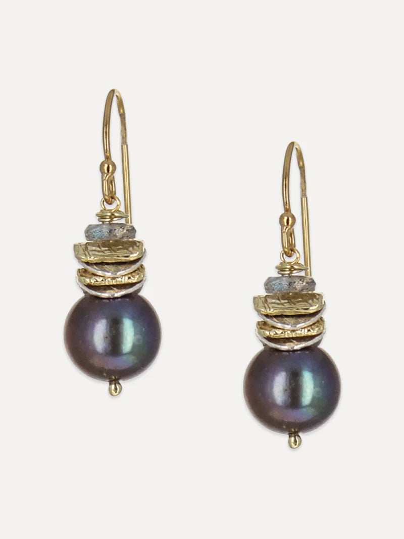 Pearl Rio Rio Petite Peacock Pearl Earrings – Silverado Saratoga