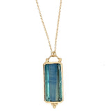 Teal Kyanite Necklace