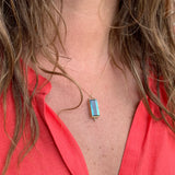 Teal Kyanite Necklace