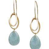 Aqua Chalcedony Fiona Earrings