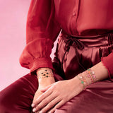 Flamingo Pink Charm Bracelet
