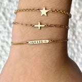 Itty Bitty Cross Link Bracelet