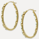 Casablanca Hoops- Turquoise