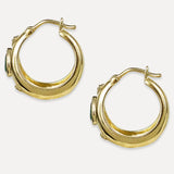Emerald Fez Hoops