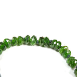 Diopside Faceted Adjustable Bracelet