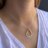 Double Small Lotus Necklace