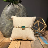 Emerald Ruffle Edge Bangle